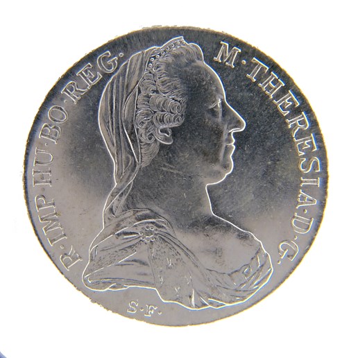 .. - 3 KUSY. Rakousko Uhersko stříbrný Tolar Marie Terezie 1780 SF obchodní tolar pokračující ražba, stříbro  833/1000, hrubá hmotnost 84,21g.