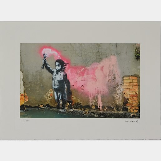Banksy - Venice, immigrant