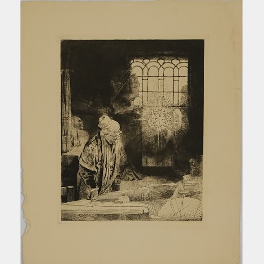 Rembrandt van Rijn - Astrolog ve své dílně