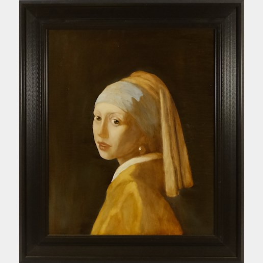 Sergiy Barkovsky - Kopie podle Vermeera - Dívka s perlou
