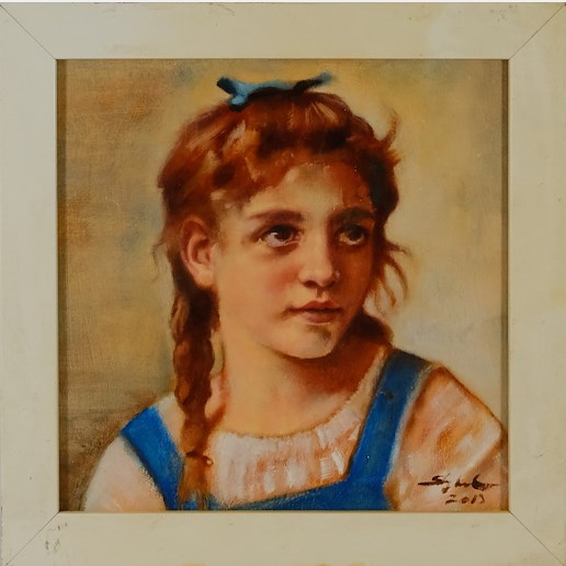 Tomáš Stryhal - Portrét dívky s mašlí
