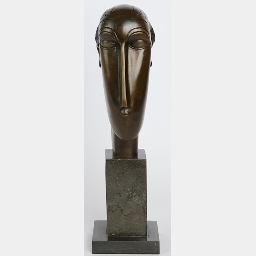 Amedeo Modigliani - Hlava dívky