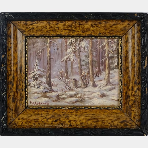 Marie Passerová - Zimní les