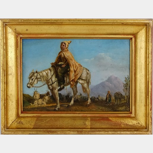 autor neznámý - Poutník na koni, západoevropský malíř, 18. století