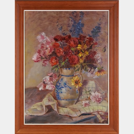 Bohumil Stanislav Urban - Květiny v malovaném džbánku