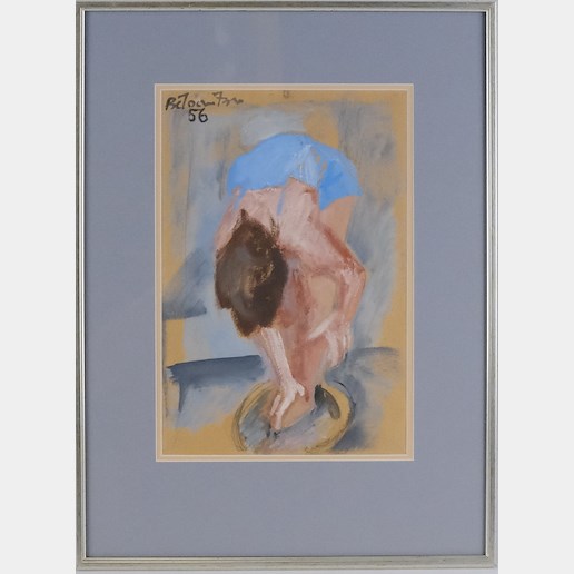 Andrej Bělocvětov - Žena myjící si nohy