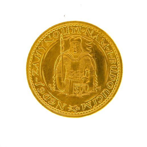 .. - Československá republika Svatováclavský dukát 1923, zlato 986/1000, hrubá hmotnost mince 3,49 g