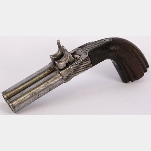 Francie po roce 1830. - Perkusní pistole dvouhlavňová 