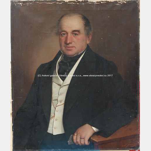 Václav Gowitsch - Portrét muže se zlatými šperky