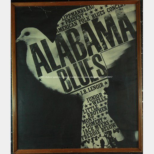. - Plakát Alabama blues