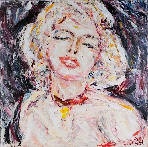 Stanislav Bašek - Portrét Marilyn Monroe