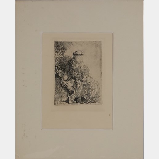 Rembrandt van Rijn - Abrahám a Izák