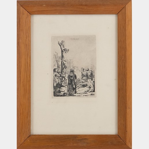 Rembrandt van Rijn - Ježíš na kříži