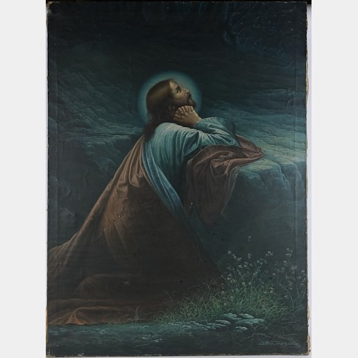 Josef Podlipný - Kristus modlící se na hoře Olivetské