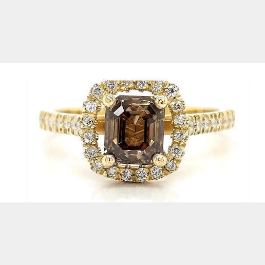 .. - Luxusní prsten s diamanty, zlato 585/1000, značeno platnou puncovní značkou, hrubá hmotnost 3,28 g