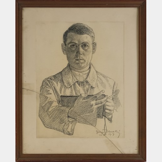 Jiří (Georg)  Jílovský - Autoportrét