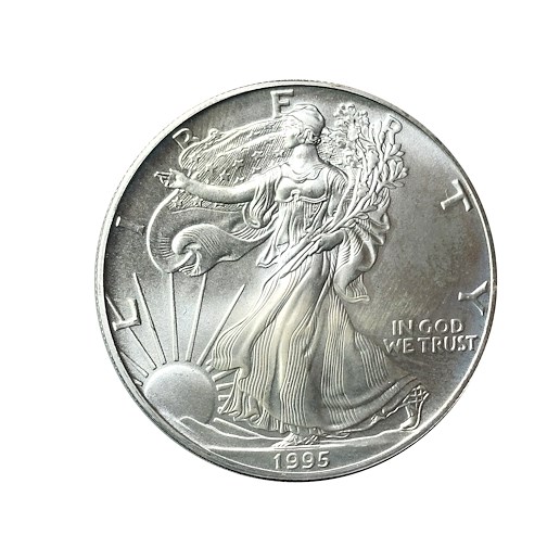 .. - Stříbrný USA LIBERTY 1USD. 1995 1 oz, hrubá hmotnost 31,1g