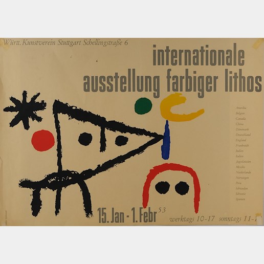 Joan Miró - Plakát