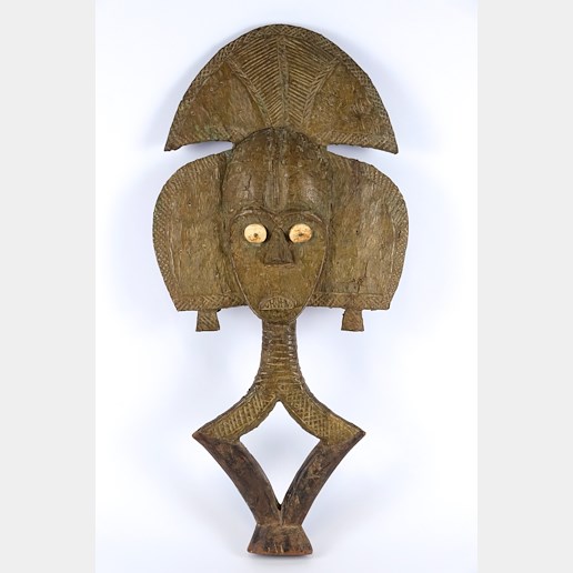 Východní Gabon, provincie Haut-Ogoové - Relikviařní figura kmene Kota (Mbulu Ngulu), skupina Obamba