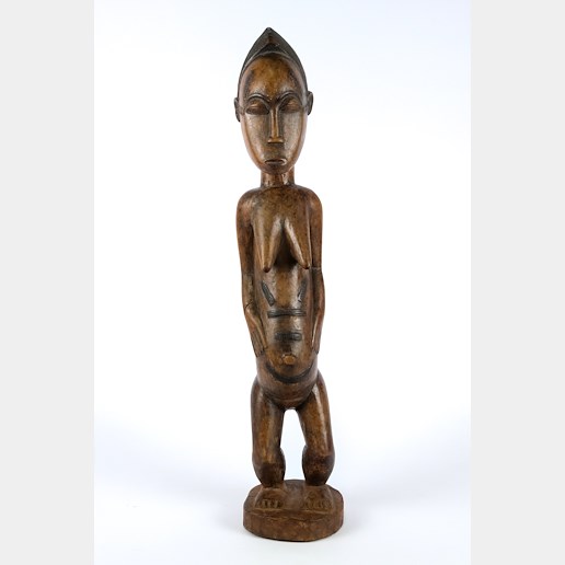 Pobřeží Slonoviny - Ženská postava předka „Waka Sona“ - Baule