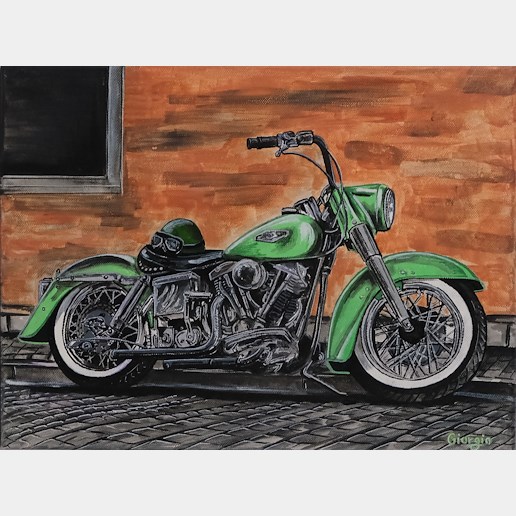 Giorgio - Harley Davidson zelený