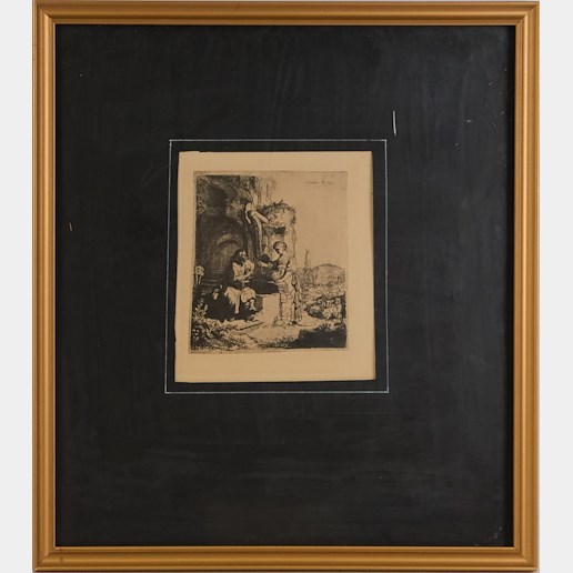 Rembrandt van Rijn - Ježíš u studny