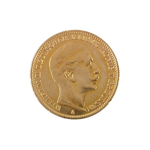 .. - Zlatá 20 Marka 1912 A císař Vilém II., zlato 900/1000, hmotnost hrubá 7,965 g