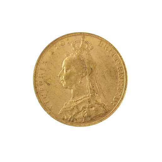 .. - Velká Británie zlatý Sovereign Královna Victorie 1890  mladý portrét s korunou, zlato 916,7/1000, hrubá hmotnost 7,99 g