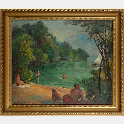 František Bílek (1907) - Letní den u vody