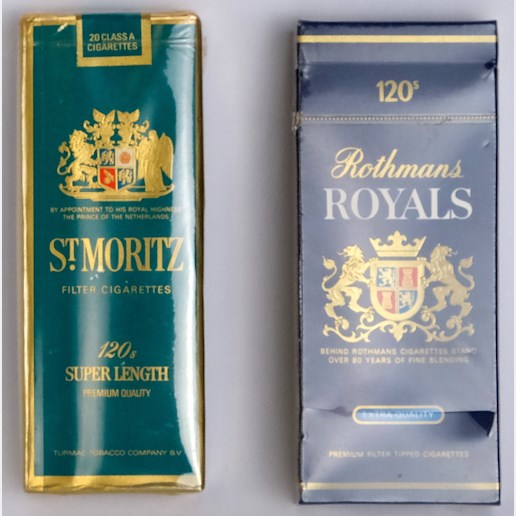 střední Evropa 20. stol. - Konvolut 2 sběratelských krabiček cigaret 