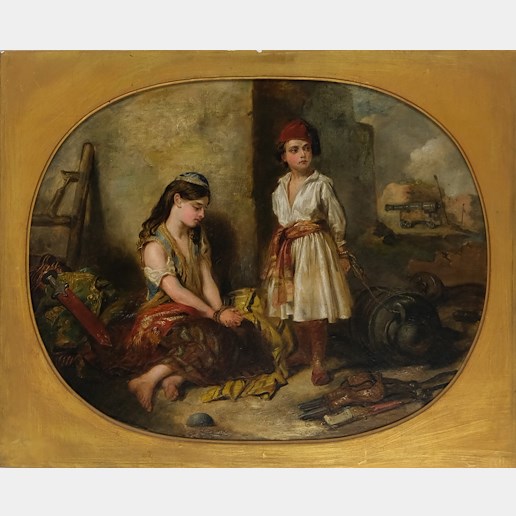 kvalitní evropský malíř 1. pol. 19. století - Uvěznění