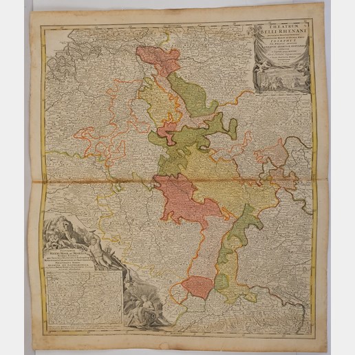 Johann Baptista Homann - Konvolut 3 map ze začátku 18. století