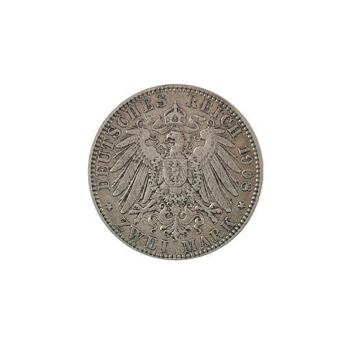 .. - Německo Stříbrná 2 marka Německé státy Hamburg 1908 J 63