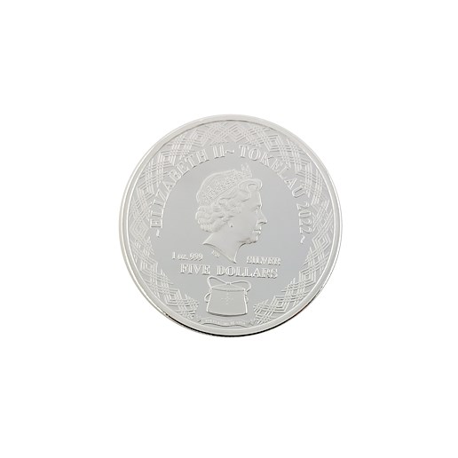 .. - Znamení zvěrokruhu stříbrná mince Tokelau 2022 znamení LEV