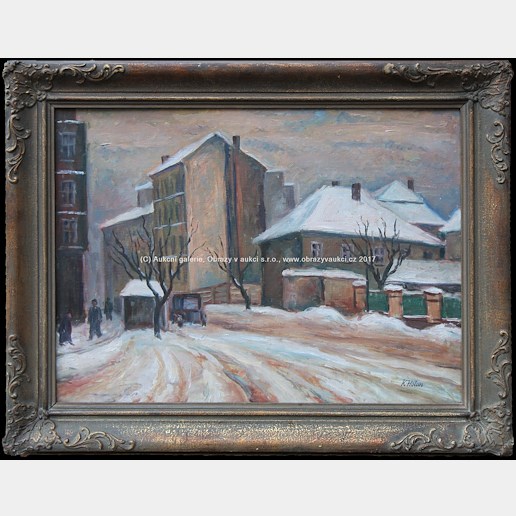 Karel Holan - Město v zimě
