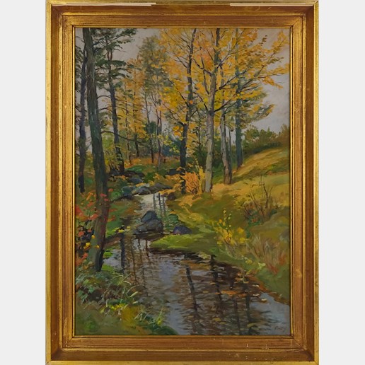 Gustav Porš - Podzimní potok