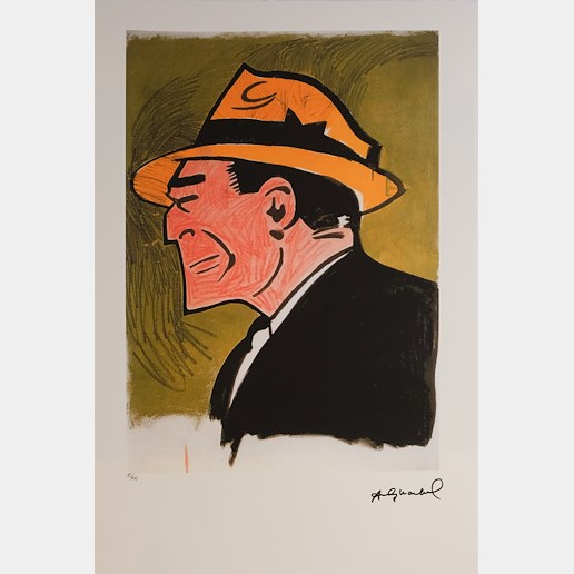 Andy Warhol - Muž v klobouku