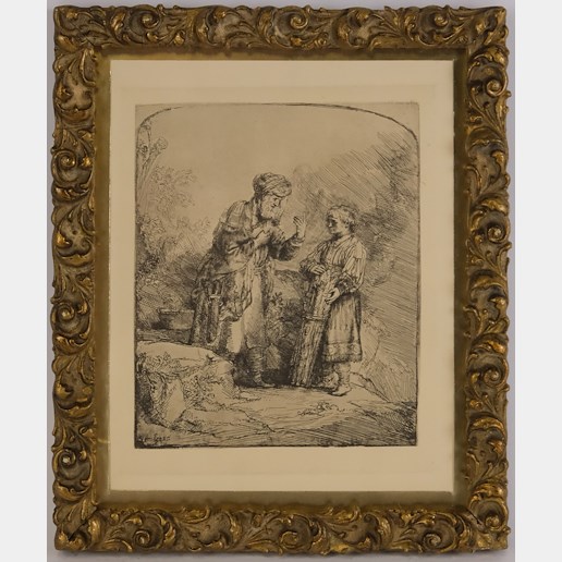 Rembrandt van Rijn - Abrahám a Izaak