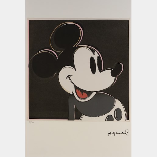 Andy Warhol - Mickey Mouse Black