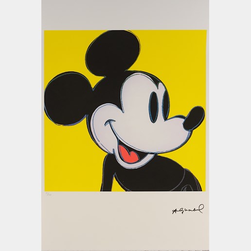 Andy Warhol - Mickey Mouse Yellow