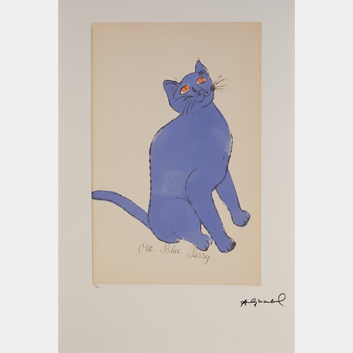 Andy Warhol - One Blue Pussy