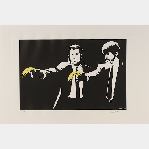 Banksy - Pulp Fiction Bananas
