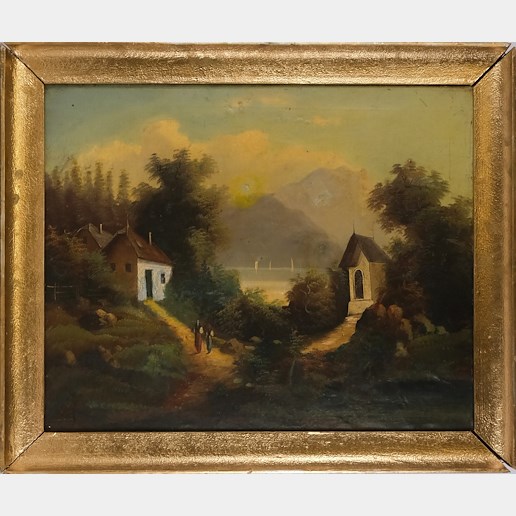 evropský malíř 19. stol. - Romantická krajina