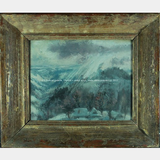 Alois Schneiderka - Zimní nálada v horách