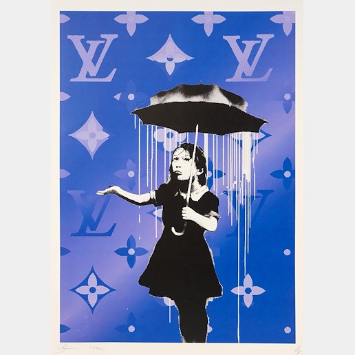 Death NYC - Girl with Umbrella