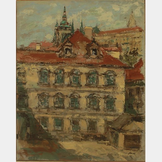 František Max - Valdštejnské náměstí v Praze
