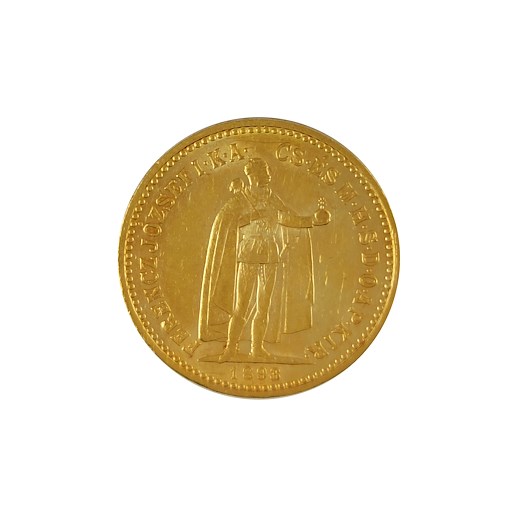 .. - Rakousko Uhersko zlatá 10 Koruna 1893 K.B. uherská