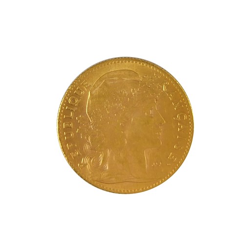 .. - Francie zlatý 10 frank ROOSTER 1907