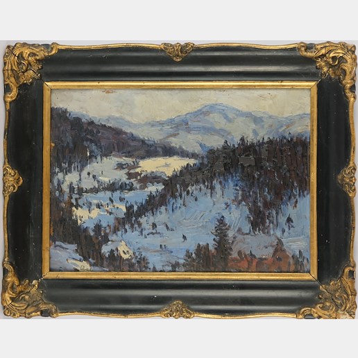 František Líbal - Zima v horách