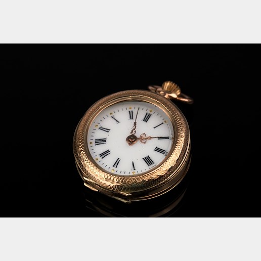 .. - Dámské kapesní hodinky, zlato 333/1000, hrubá hmotnost 16,65 g